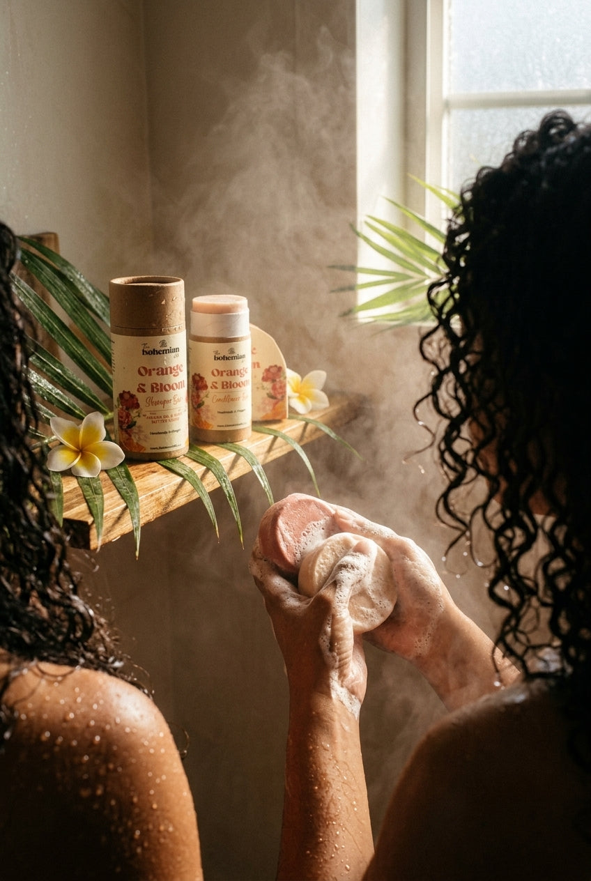 RAPUNZEL BLOOM Rose + Almond Curl Shampoo Bar