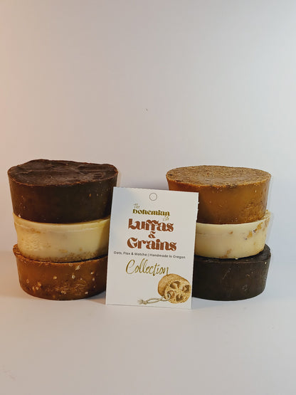 Luffas & Grains Collection – Exfoliating Soap Bars