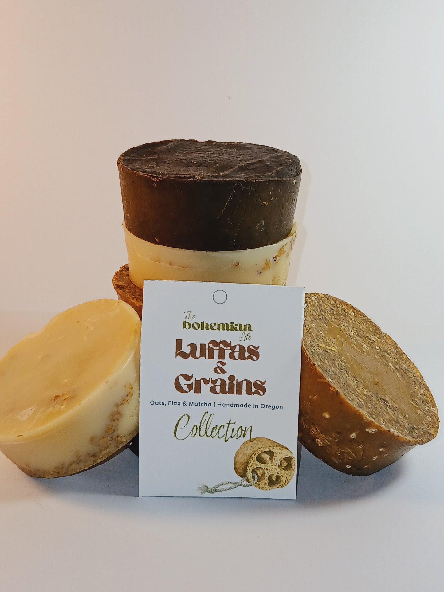 Luffas & Grains Collection – Exfoliating Soap Bars