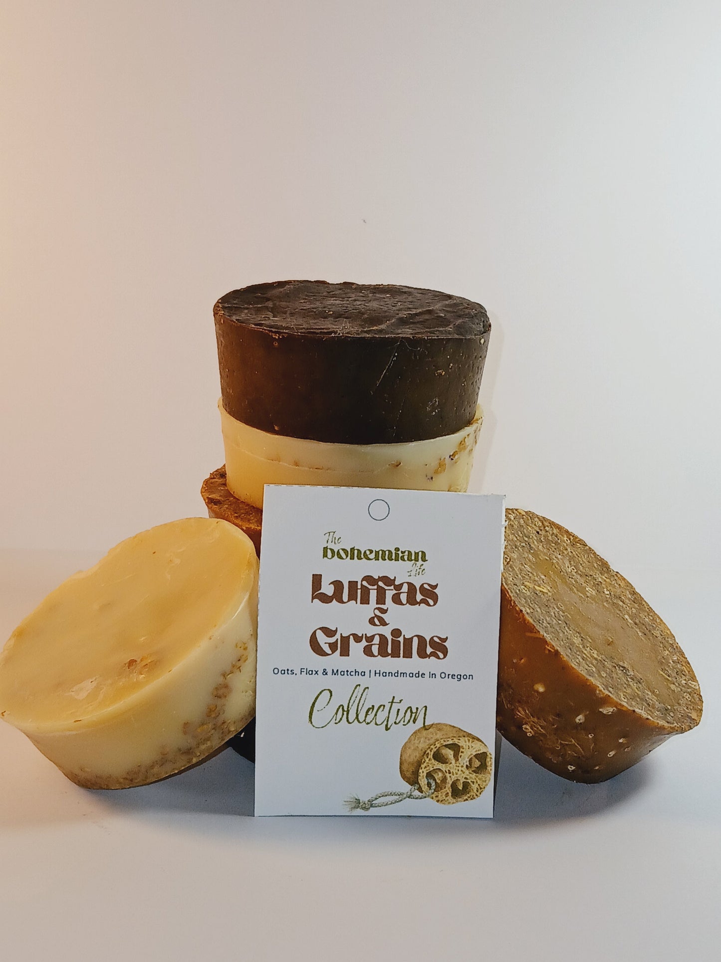 Luffas & Grains Collection – Exfoliating Soap Bars