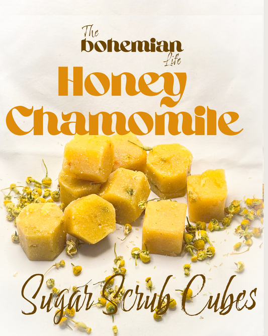 Chamomile Honey Sugar Scrub Cubes